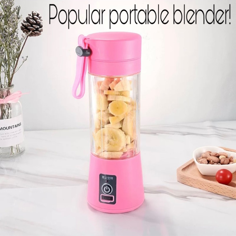 Portable blender double blade NWT USB mini blender Pink color Popular blender